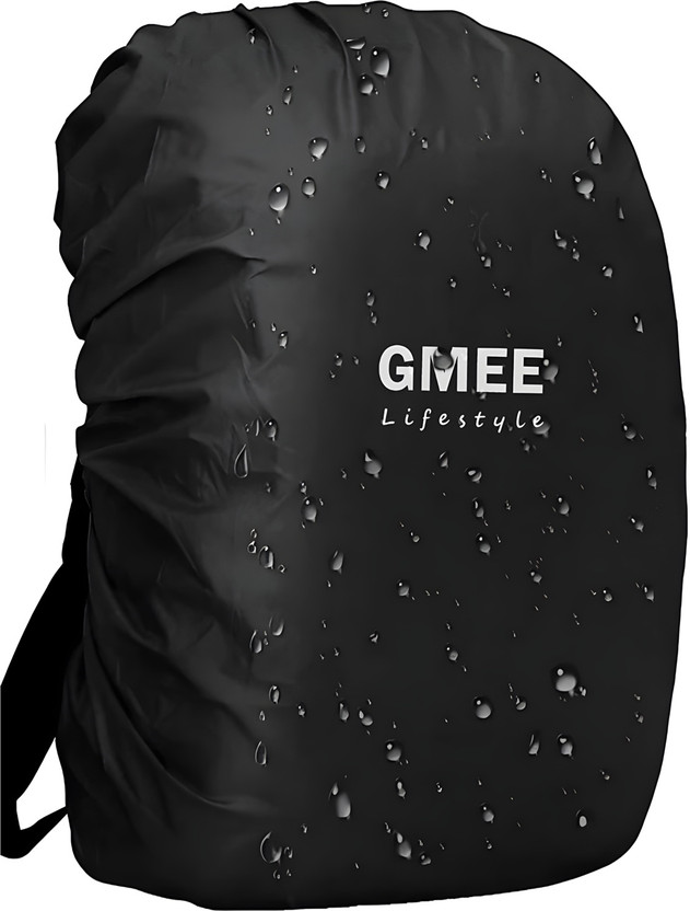 GMEE Backpack Rain Dust Cover 30L to 60L Laptop Hiking Sports bag Waterproof Bag Cover Luggage Cover(Standard, Black)