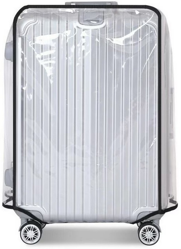 Urbanware Protective Zipper PVC Dust Proof Cover for Hard/Plastic Body Luggage/Suitcase 28-inchTransparent Luggage Trolley Protective PVC Waterproof Travel Bag Suitcase Luggage Cover(28, TRANSPARENT)