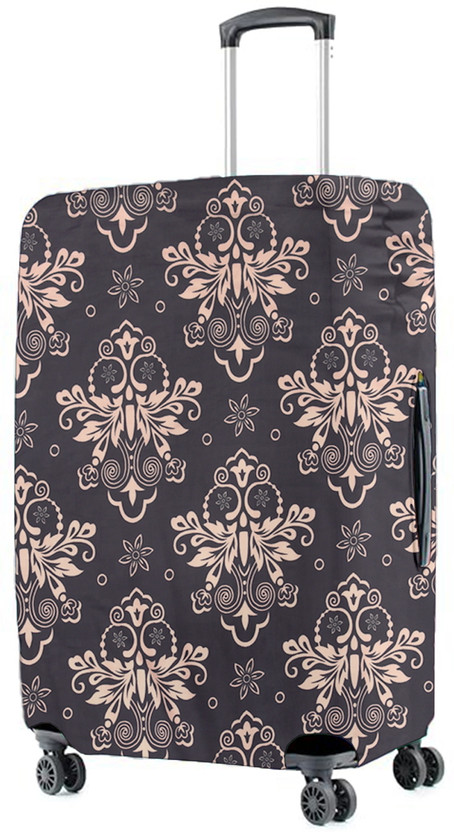 Cortina Durable, waterproof, stretch-fit Protective Eco Friendly Polyester 65 cm (24 Inch) Medium Protective Luggage Cover-M-6 Luggage Cover(Medium, Multicolor)