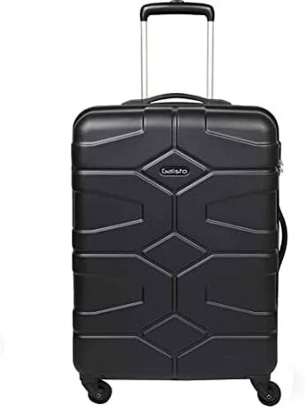 Galisto Trolly Bag Polycarbonate Luggage Kyrene Black Texture 24inch
