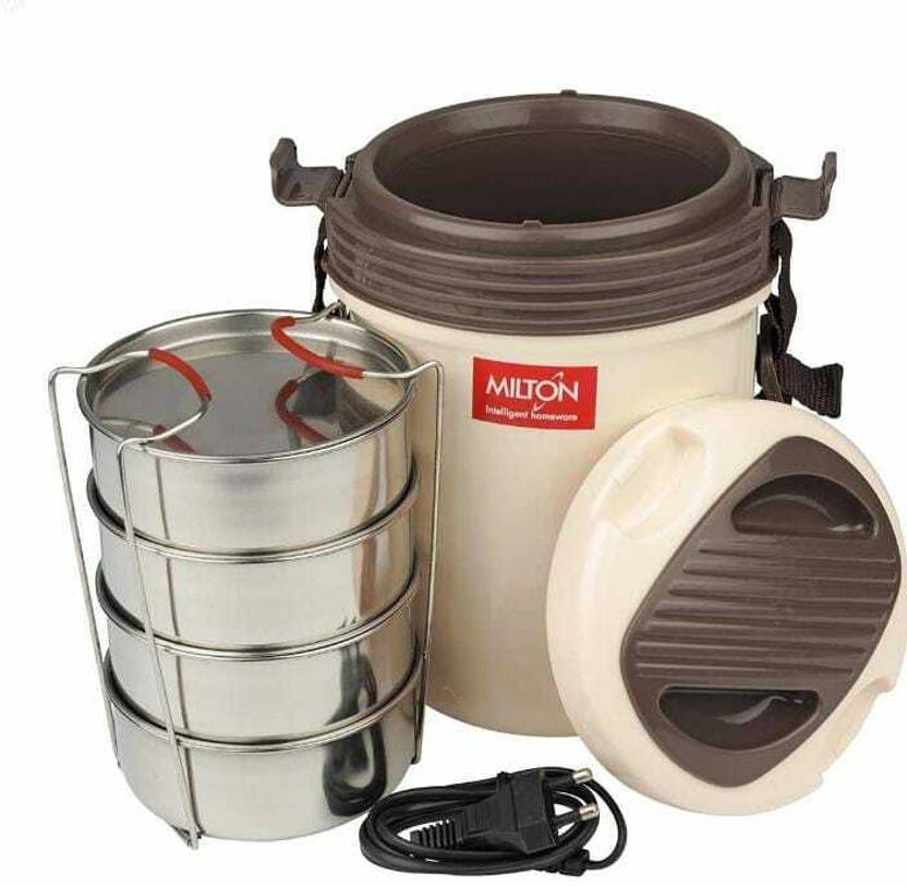Flipkart.com | Plastic bazaar PB-MILTON euroline Electron Tiffin 4 4