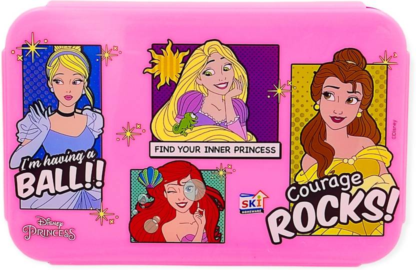 dishvy Disney Princess Lunch Box for Kids of Nursery