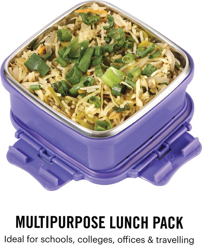 cello Thermo Click Stainless Steel Small Lunch Pack for