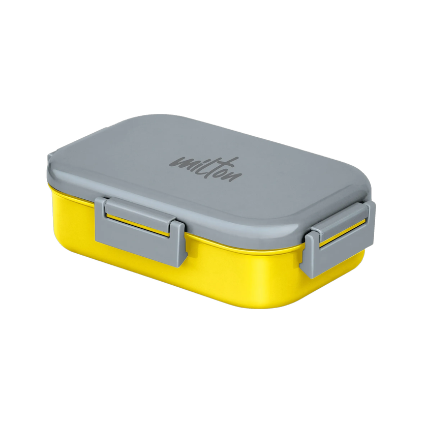 MILTON Senior Flatmate Tiffin 1 Containers Stainless Steel, Plastic Office Lunch Box(600 ml)