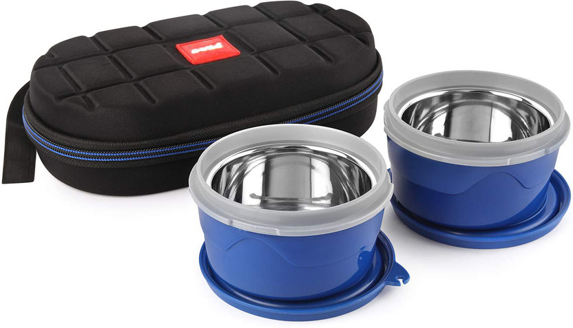 cello cello MF Micro Insulated (Blue) 2 Containers Stainless Steel, Plastic Office Lunch Box(750 ml) - Flipkart Deal