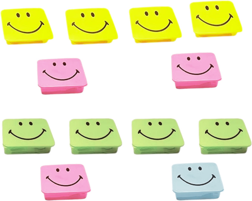 Kartual Kartual Return Gift Lunch Box – Smiley Face, BPA Free Plastic Tiffin (Pack of 12) 3 Containers Plastic School Lunch Box(400 ml) - Flipkart Deal