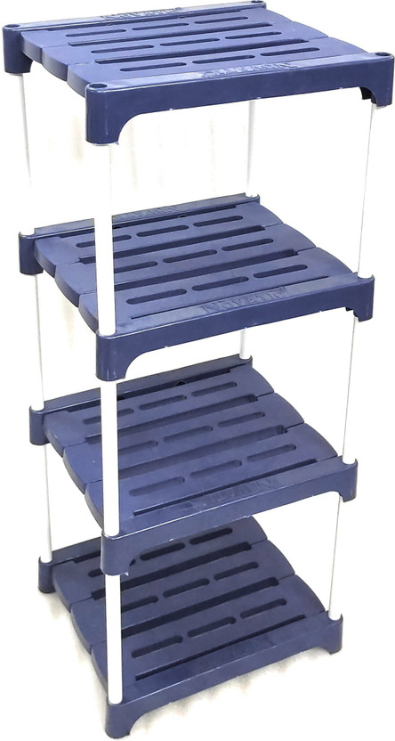 Novatic Floor Standing Magazine Holder(Blue, Carbon Steel, DIY(Do-It-Yourself))