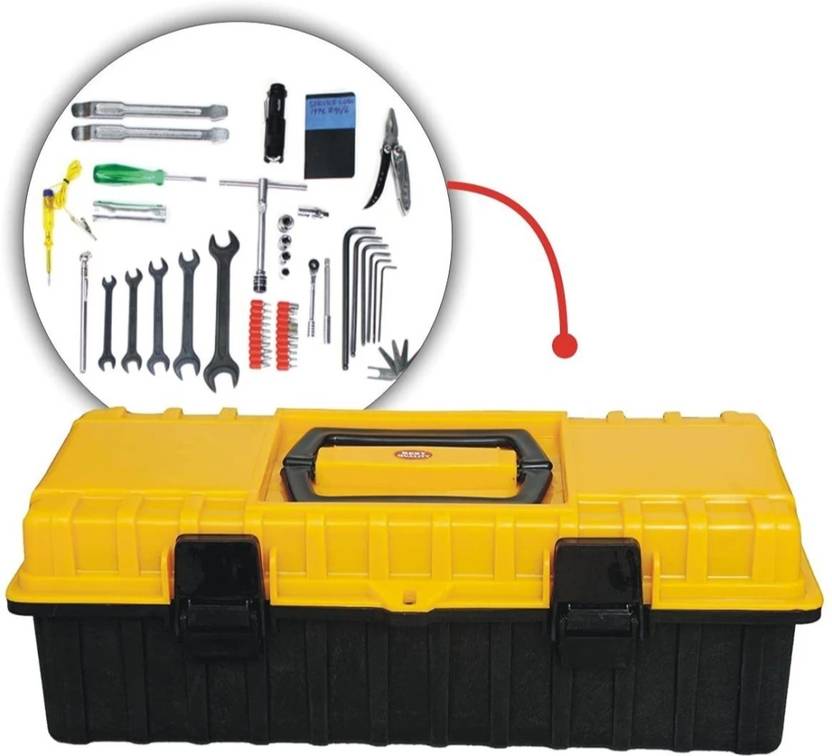 NEXGEN HEAVY DUTY EMPTY BIG SIZE ,TOOL BOX KIT FOR USE ,PLASTIC TOOL BOX 16 INCH Model Building