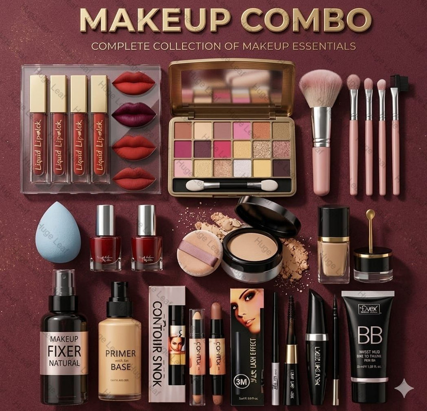 huge leaf Professional Full Makeup Collection Set(Pack of 14)