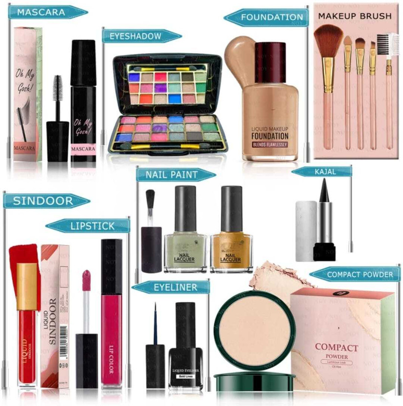 toroka toroka makeup kit full set for women high quality cosmetic set(Pack of 15) - Flipkart Deal