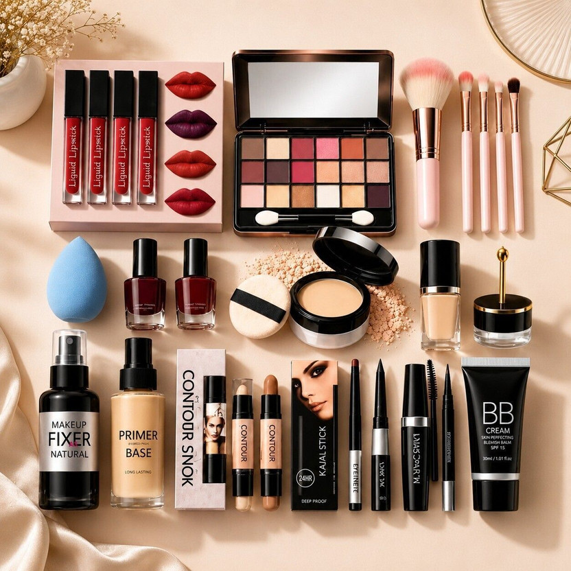 vigze vigze Makeup Master Essentials(Pack of 12) - Flipkart Deal