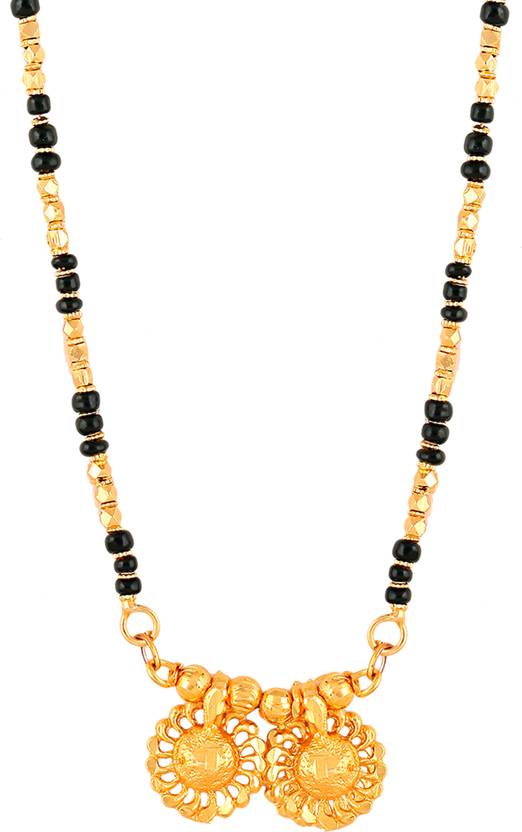 MEENAZ vati mangalsutra 2 wati maharashtrian design marathi temple