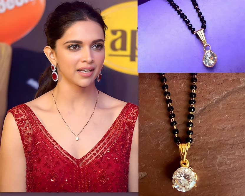 mangalsutra with one diamond