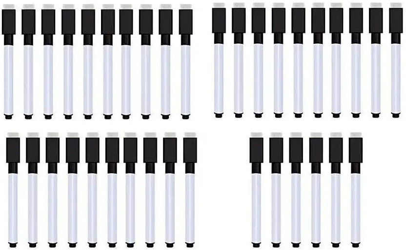 DEZIINE Set Of 36 black Marker Office School Stationery Supplies(Set of 36, Black)
