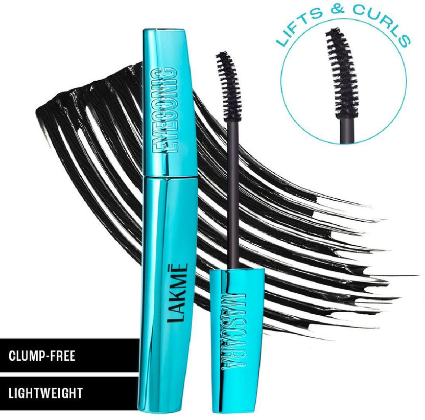 Lakmé 9to5 Eyeconic Curling Mascara Deep Black 9 ml(Black)