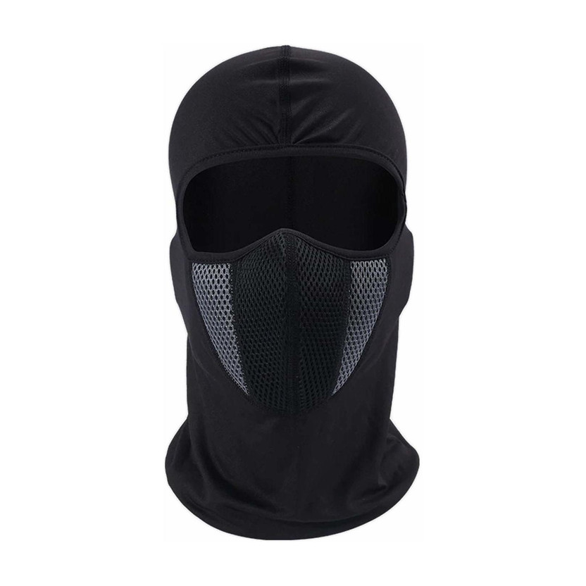 Auto Hub Black, Grey Bike Face Mask for Men & Women(Size: Free,  Balaclava)