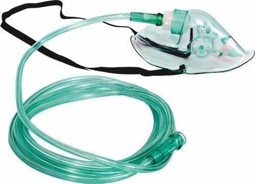 MCP Adult Oxygen Mask Universal Fit Fits all Oxygen Cylinder Can(M, Pack of 1)