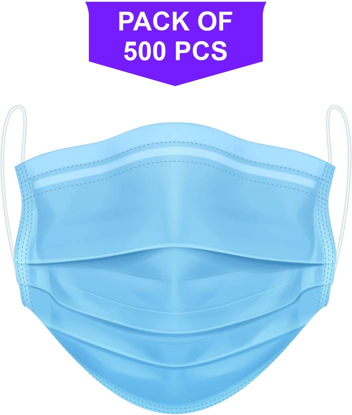 Gridlab 500 Units ISO Certified Disposable Surgical Mask Surgical Mask