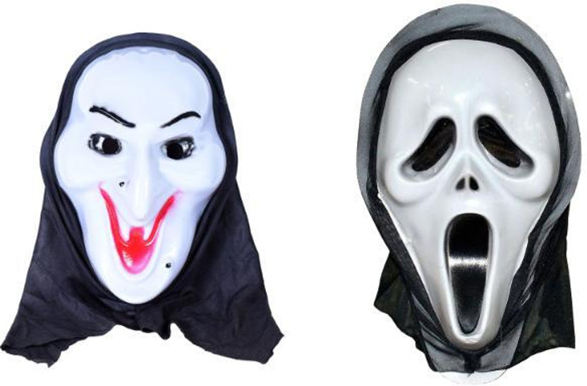 KAIKO KAIKO Halloween Horror Funny And Long Scary Ghost Mask Party Mask(White, Pack of 2) - Flipkart Deal