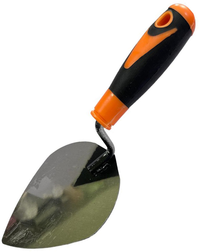 ZAILAND PVC Hand Trowel-Construction-Metal-Cement and Wood Works|karni|Mason Stainless Steel Trowel(Pack of 1)