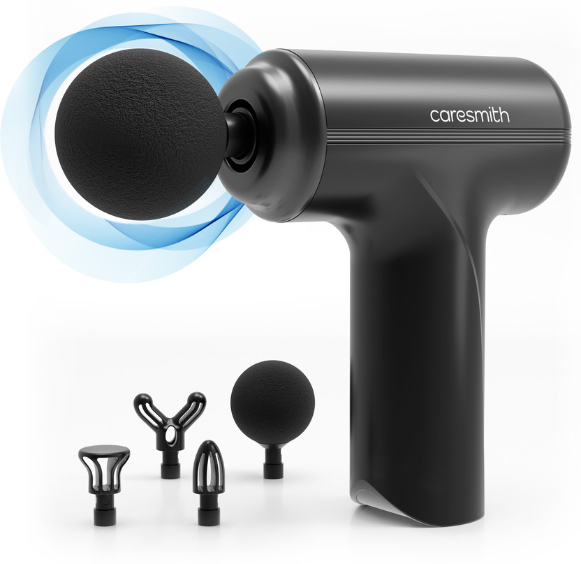 caresmith FCS0104 Charge Go Massage Gun Full Body Massager for Pain Relief Massager(Black)