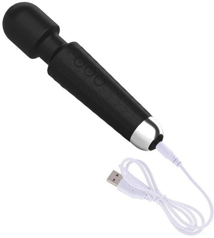 eDUST SRMW-30 Multi Speed Cordless Rechargeable Vibrator Massage for Female Personal Body Massagers Machine With Vibration modes & Water Resistant Massager Massager(Black)