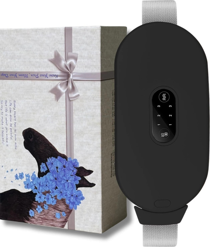 HEALTHTHUMB HEALTHTHUMB Heating Pads for Cramps, Period Cramp Massager Portable Cordless Heating Pad 6 Heat Levels and 6 Massage Modes, Heating Pad for Back Pain Relief Massager(Black) - Flipkart Deal