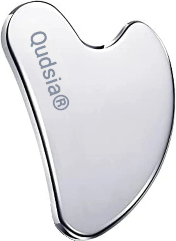 Qudsia Qudsia Heart shape 01 Gua sha heart shape Massager(Silver) - Flipkart Deal