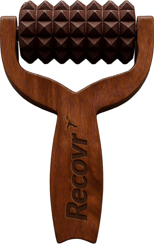 Recovr Recovr Wooden Scalp Massager Roller Balyantra Wooden Scalp Roller ,Relieves Headache and Neck Pain Massager(Brown) - Flipkart Deal