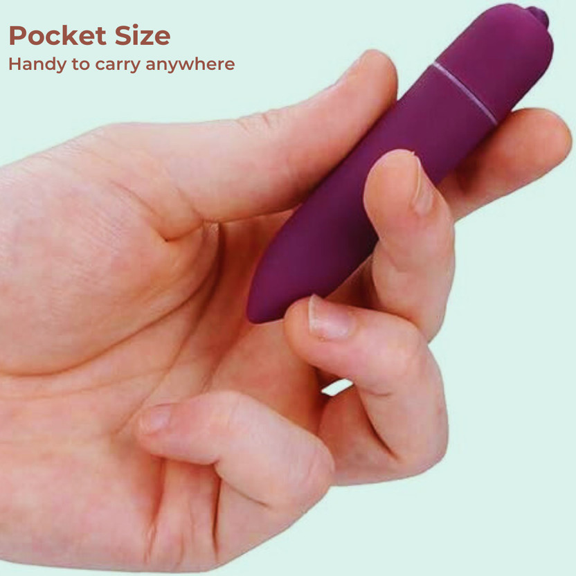 WYNX Bullet Vibrator Handheld, Cordless, Waterproof, Compact size for Men & Women Vibrating Massager(Multicolor)