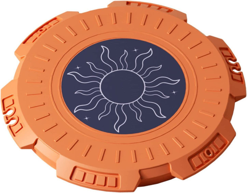 TRIFECTA Twisting Waist Disc Orange Set of 1 Bodytwister Ankle Body Aerobic Exercise Twisting Waist Disc Massager(Orange)