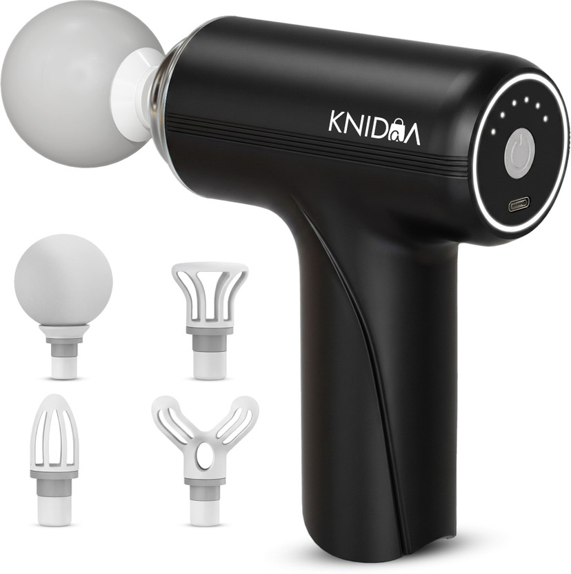 knidaa store Gun Massager for Full Body Pain Relief, Rechargeable Cordless Deep Tissue Massage Machine for Legs & Arms, Use at Home, Gym & During Travel Massager(Multicolor)