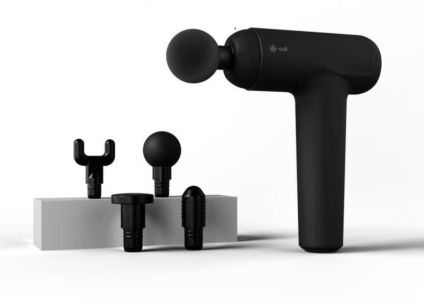 Cult Volt Neo Silicone Head, 4000mAh Battery, Pain Relief, Deep Tissue Volt Neo Massager(Black)
