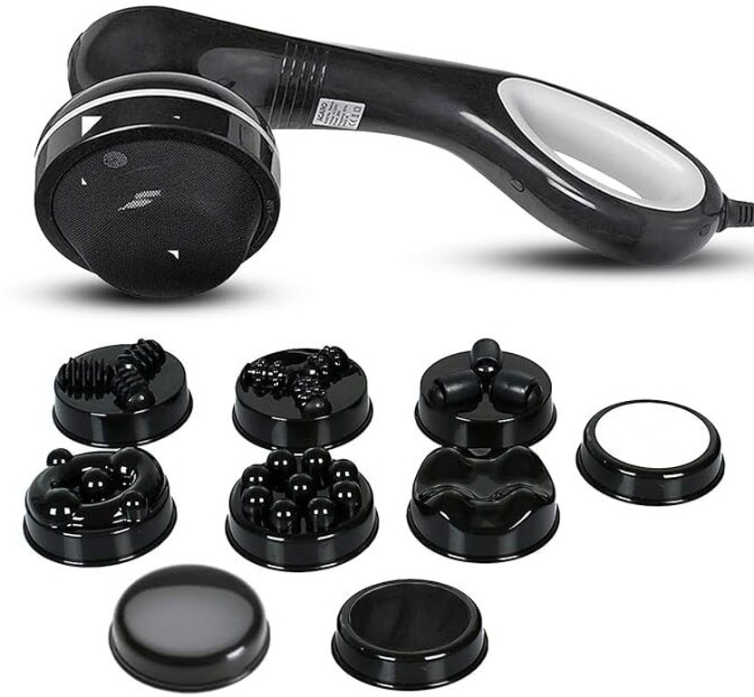 AGARO 33324 Relaxo Electric Massager Handheld for Pain Relief & Relaxation,Full body Hammer Massager(Black, Grey)