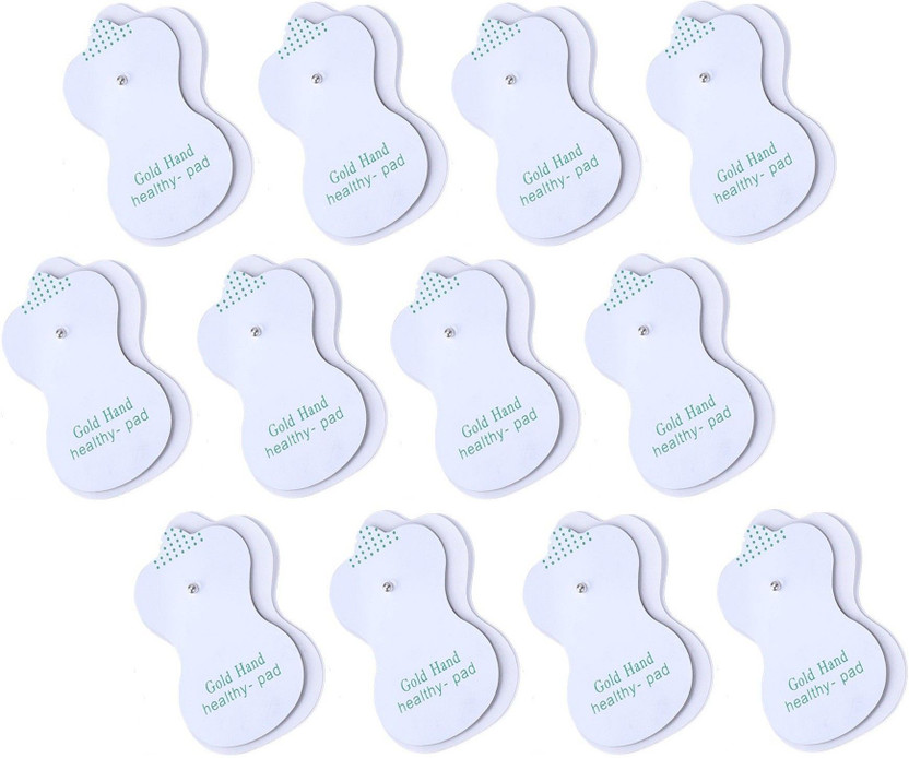 AGAM Gold Hand healthy-pad For Tens Digital Therapy Electrodes Pads (Pack of 12) Electrode for Electrotherapy Device Massager(White)