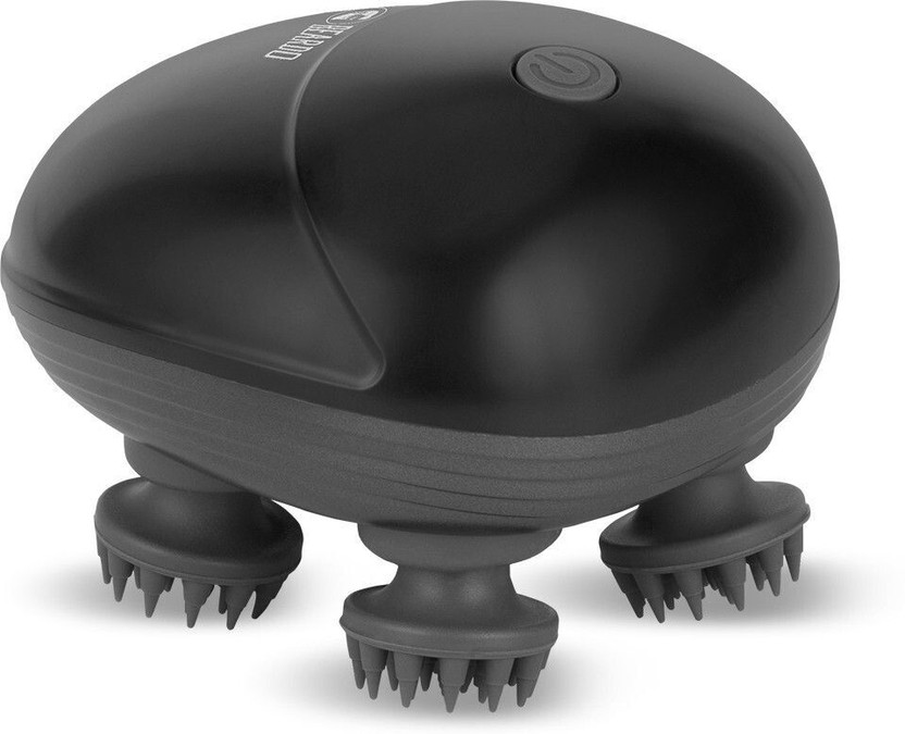 BEARDO BEARDO STRESS BUSTER ELECTRIC SCALP MASSAGER Machine For Pain Relief |Head Neck & Back Pain| Hair Growth | Stress Relaxation Massager(Black) - Flipkart Deal