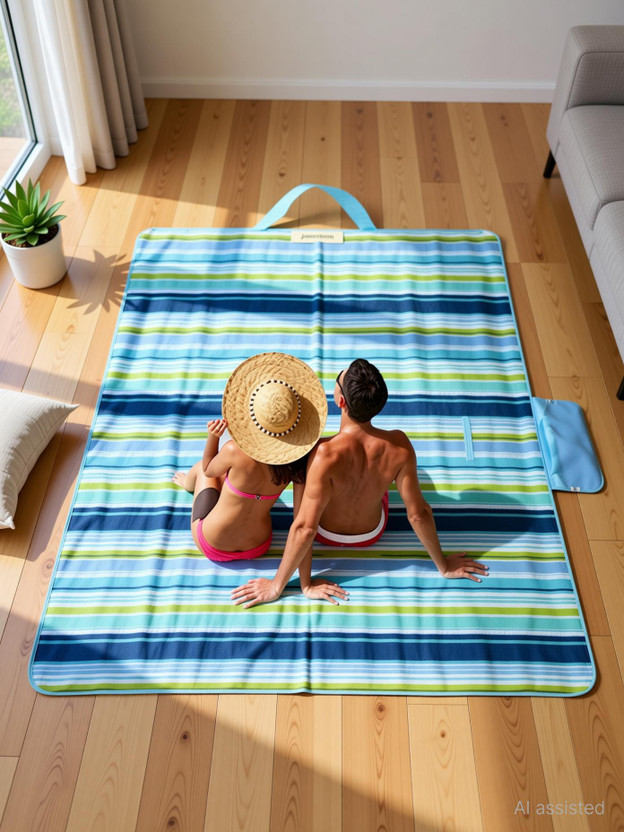 jamunesh jamunesh enterprise Polyester Chatai Mat(Blue, Large) - Flipkart Deal