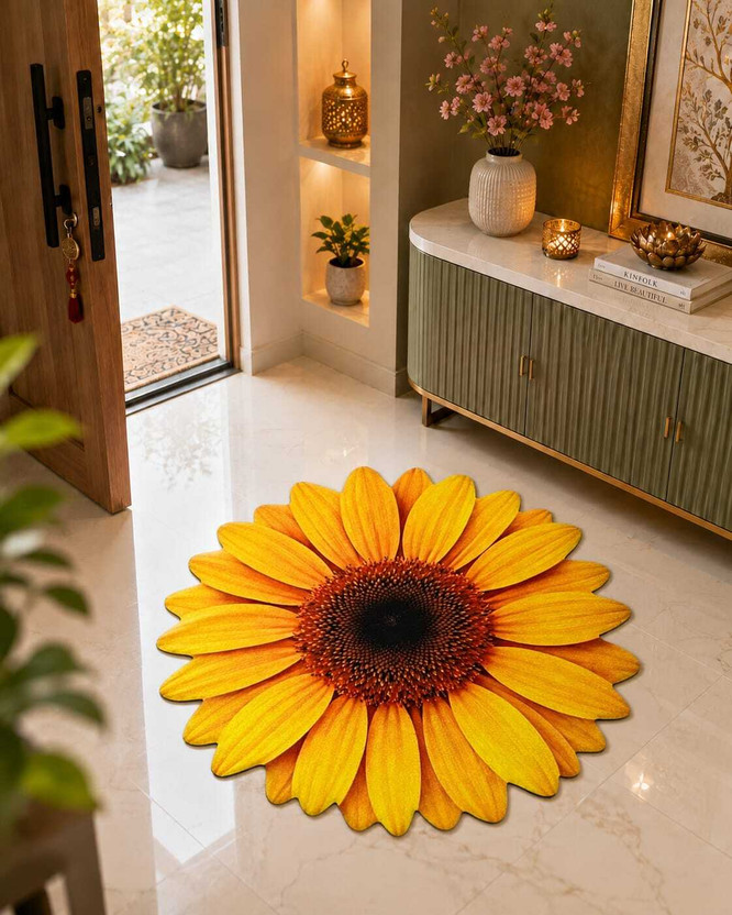 Flipkart NARWAL'S COLLECTION Rubber Door & Floor Mat(Yellow, Brown, Medium) - Flipkart Deal
