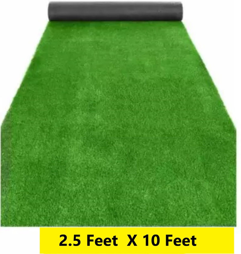 Worthful Creations Artificial Grass Door Mat(Green, Free)