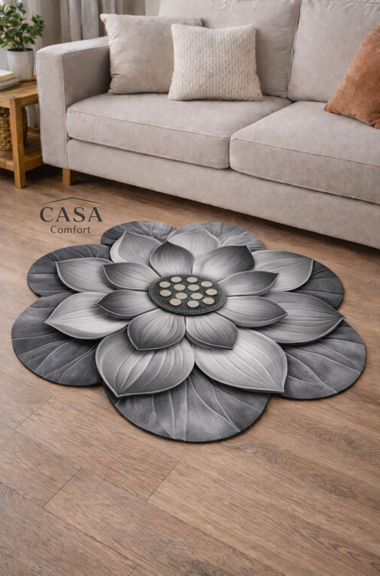 WISELOOK Rubber Door & Floor Mat(Grey, Medium)