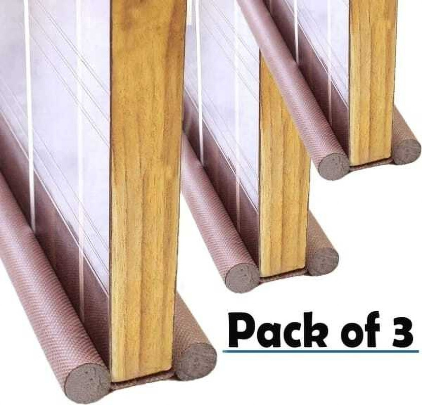 LYZAHS PP (Polypropylene) Door Mat(Brown, Pack of 3, Free)