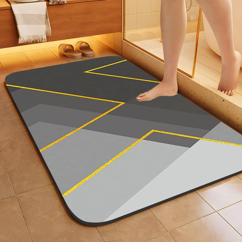 TAGPR Rubber Bathroom Mat(Design 1, Large)