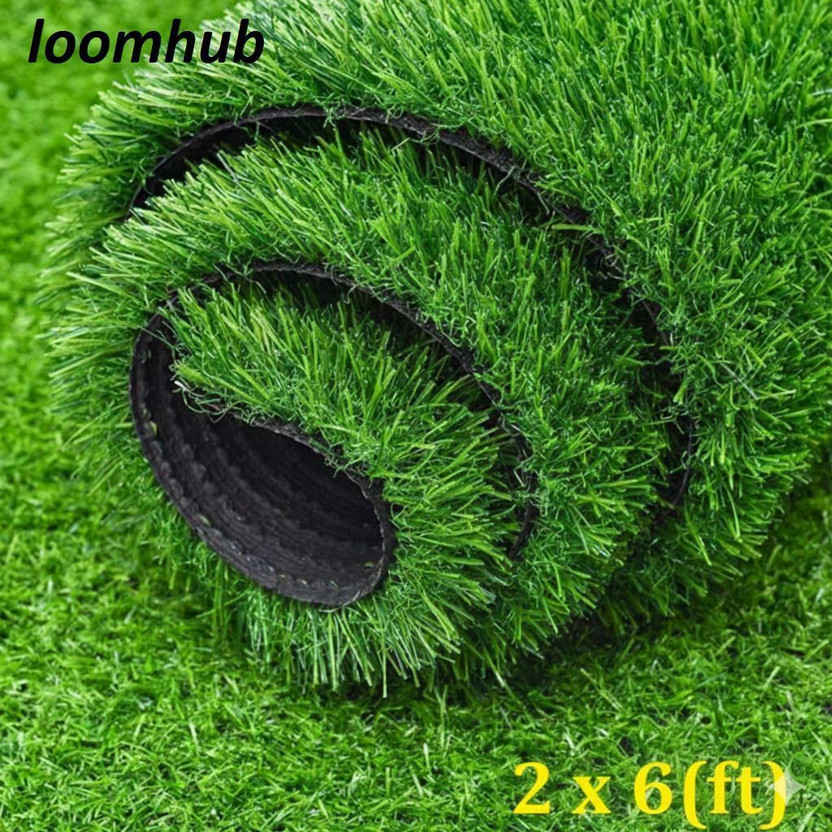 loomhub Artificial Grass Floor Mat(Green, Extra Large)