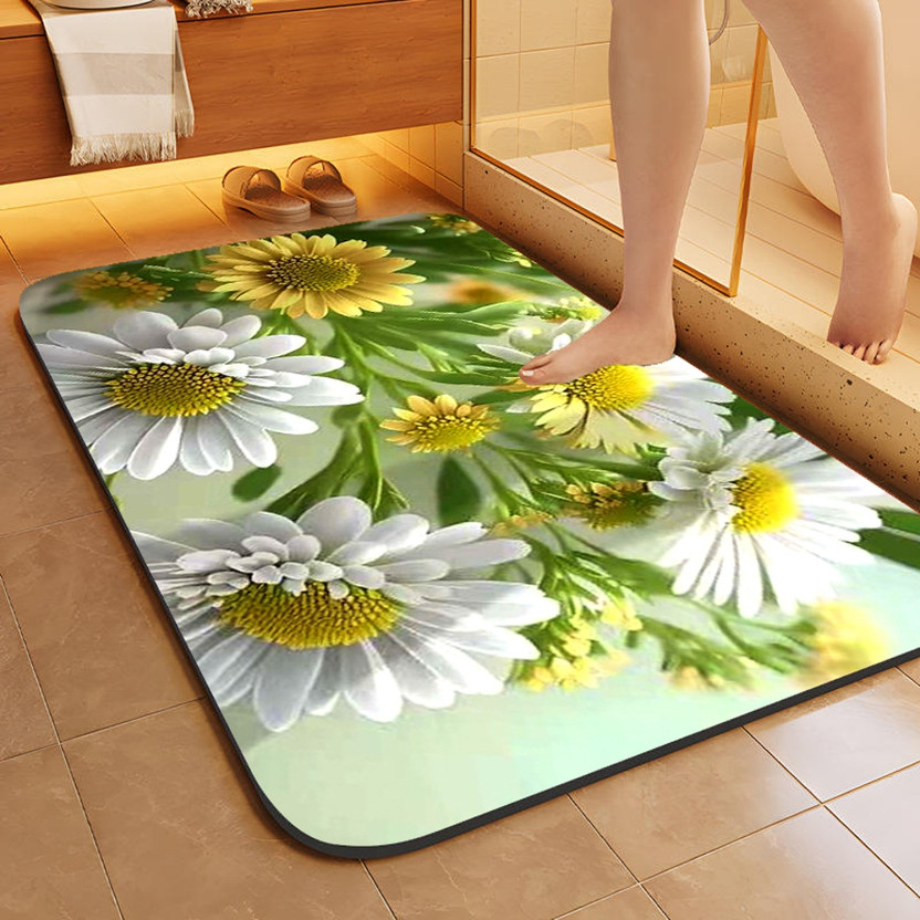 TAGPR Rubber Bathroom Mat(Design 7, Large)