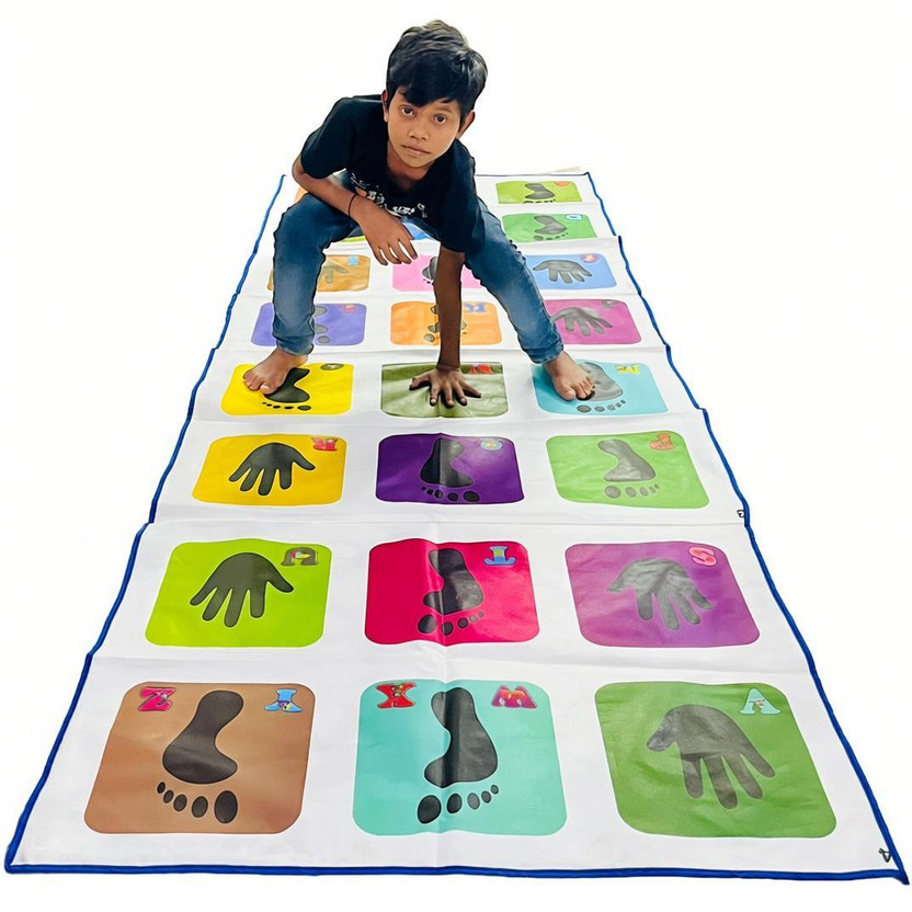FUNDIO FUNDIO Hopscotch Jumbo Play mat Game (40" x 108") Outdoor Fun Game Party(Multicolor) - Flipkart Deal