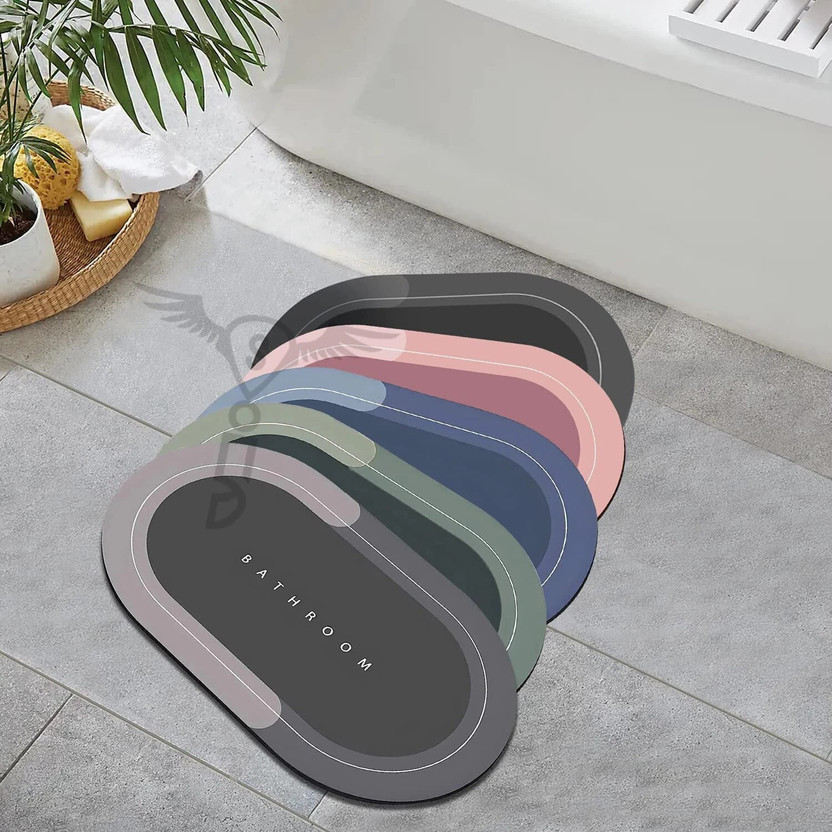 Zominex Rubber Door Mat(Multicolor, Free)