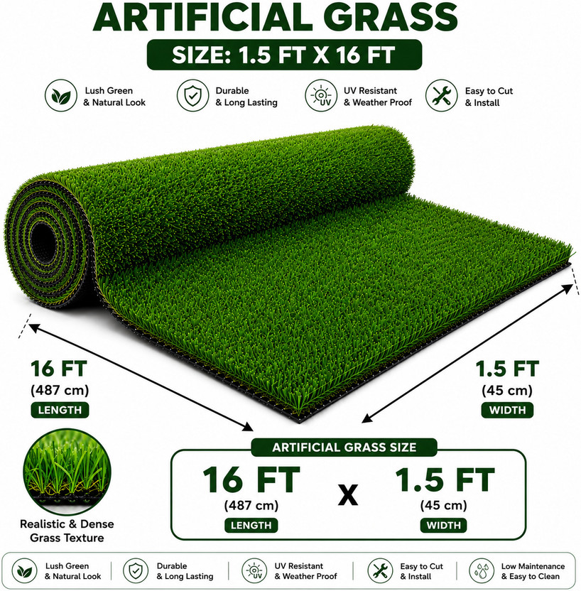 MOIZ MOIZ PP (Polypropylene) Floor Mat(Green, Extra Large) - Flipkart Deal