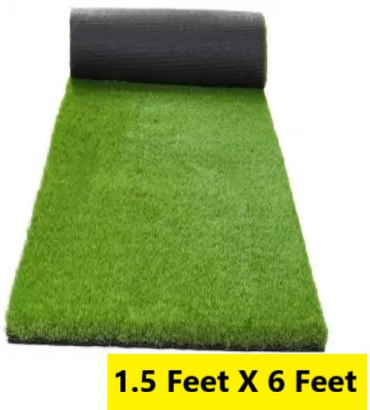 CHETANYA LOOMTEX Artificial Grass Floor Mat(Green, Free)