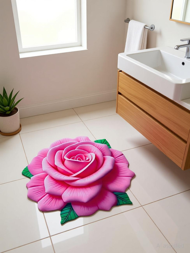 GVND GVND Rubber Bathroom Mat(Pink, Medium) - Flipkart Deal