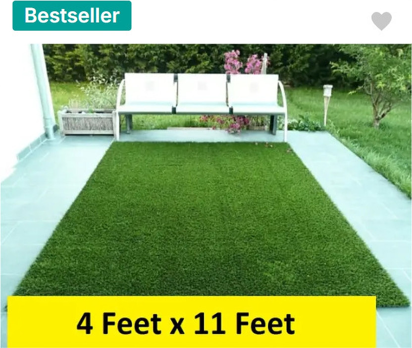 CHETANYA LOOMTEX Artificial Grass, PP (Polypropylene) Floor Mat(Green, Large)